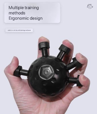 Picture of Ball Hand Griper Hand Exercise Equipment High Quality Non Slip Griper Professional Hand Exercise Finger Muscle Recovery Hand Griper Wrist Training - Ball 5 Finger