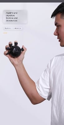 Picture of Ball Hand Griper Hand Exercise Equipment High Quality Non Slip Griper Professional Hand Exercise Finger Muscle Recovery Hand Griper Wrist Training - Ball 5 Finger
