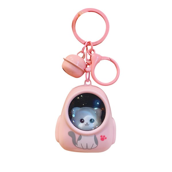 Picture of Luminous Night Light Internet Celebrity Keychain Small Gift Wholesale Beautiful Key Chain Pendant Gift Doll Bag Ornament