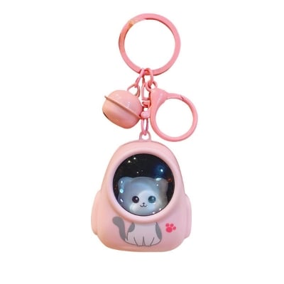 Picture of Luminous Night Light Internet Celebrity Keychain Small Gift Wholesale Beautiful Key Chain Pendant Gift Doll Bag Ornament