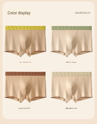 Picture of Organic Cotton Underwear  Boxer For Men Organic Wool Cotton Strap Waistband