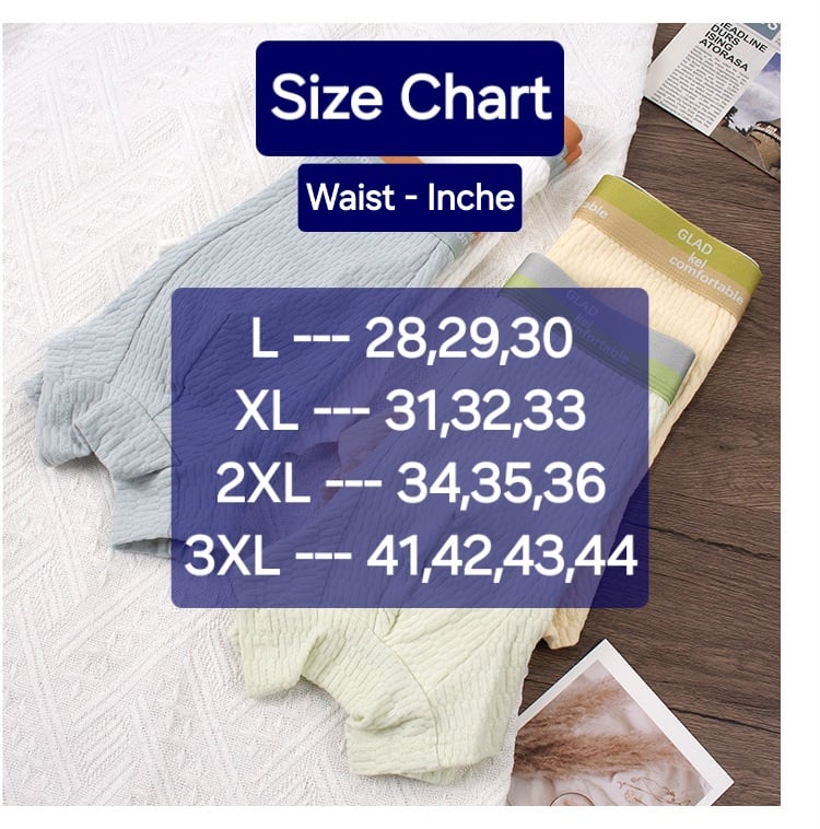 Picture of Baby Cotton Fabric Underwear Boxer For Men - Men's Underwear Men's Antibacterial Youth Pure Cotton Model Breathable Mid-Waist Trendy Boxer Short Shorts