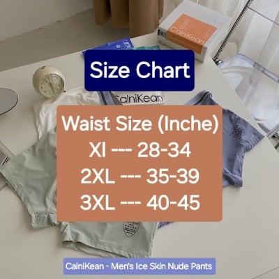Picture of 3 pis Box Ice Silk Luxary Underwear For Men - Skin's Touch - The Smooth And Delicate Skin-Fitting Feeling Is The Most Comfortable Underwear You Have Ever Worn In Your Life - Individual Packging Underwear With Box - CalniKean Skin Ice Silk 1 Box