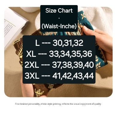 Picture of Tribal Print Short Boxer Men's Underwear Men's Antibacterial Youth Pure Cotton Model Breathable Mid-Waist Trendy Boxer Short Shorts