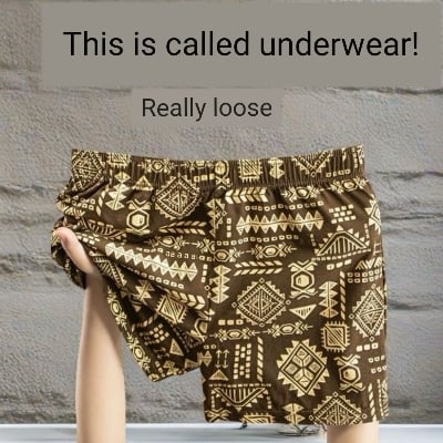 Picture of Tribal Print Short Boxer Men's Underwear Men's Antibacterial Youth Pure Cotton Model Breathable Mid-Waist Trendy Boxer Short Shorts