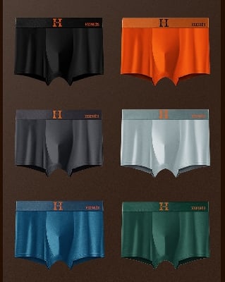 Picture of Magnet Men's Underwear Boxer Breathable Technology Modal Sports Shorts Temperature Canned Casual Boxer - VIP Box Packging - 1 Pis Underwear