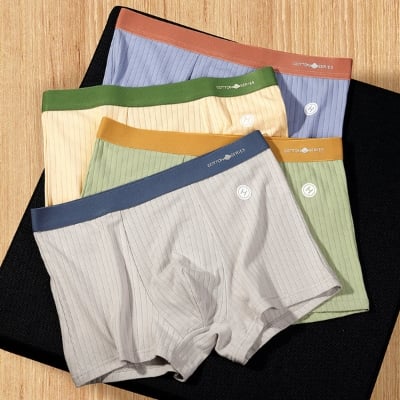 Picture of Premium Pure Multicolor Cotton Boxer Underwear For Men Briefs – Ultra-Soft, Breathable & Thin Fit | Trendy Underwear for Teens And Adults