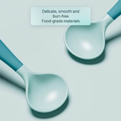 Picture of Baby Twist Large Soup Spoon Bendable Baby Training Eating Spoon Children's Tableware Food Supplements Baby Spoon