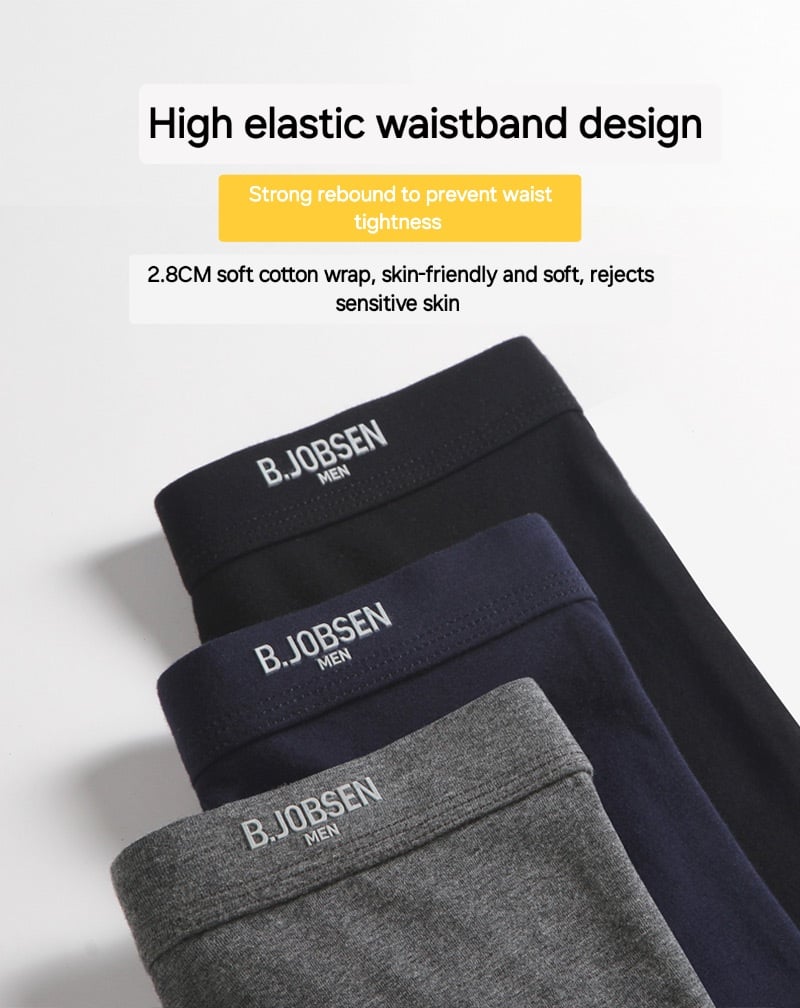 Picture of Men's Underwear Pure Cotton Men's Boxer Briefs - 1 Pis - Boys Trendy Breathable Teenagers Boxer Shorts - Cotton Underwear Boxer For Men - Stranders Color Choese Your Favourite Colors - 1 Pis Bjobsen Cotton Boxer - 1 Pis