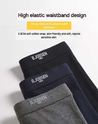 Picture of Men's Underwear Pure Cotton Men's Boxer Briefs - 1 Pis - Boys Trendy Breathable Teenagers Boxer Shorts - Cotton Underwear Boxer For Men - Stranders Color Choese Your Favourite Colors - 1 Pis Bjobsen Cotton Boxer - 1 Pis