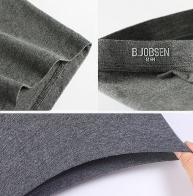 Picture of Men's Underwear Pure Cotton Men's Boxer Briefs - 1 Pis - Boys Trendy Breathable Teenagers Boxer Shorts - Cotton Underwear Boxer For Men - Stranders Color Choese Your Favourite Colors - 1 Pis Bjobsen Cotton Boxer - 1 Pis