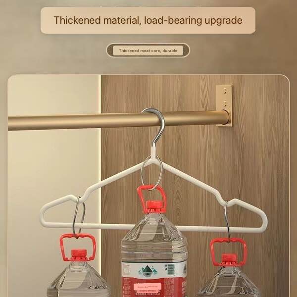 Picture of Clothes Hanger 10 pis , Non-Slip, Traceless, Plastic-Impregnated, Household Clothes Hanging, Balcony Anti-Shoulder Corner Clothes Hanger, Clothing Store Special Clothes Drying Support