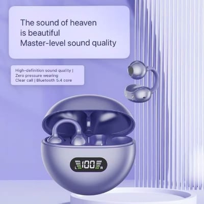 Picture of New Non-In-Ear Bluetooth Headset, Effective Noise Reduction, Low Latency, Lossless Sound Quality, Bone Conduction Running Sports - Q71