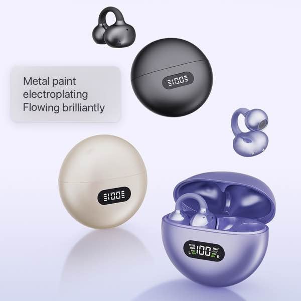 Picture of New Non-In-Ear Bluetooth Headset, Effective Noise Reduction, Low Latency, Lossless Sound Quality, Bone Conduction Running Sports - Q71