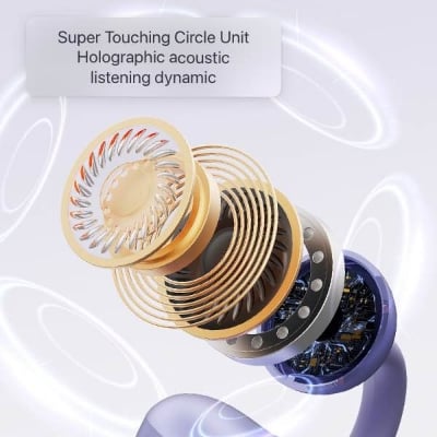Picture of New Non-In-Ear Bluetooth Headset, Effective Noise Reduction, Low Latency, Lossless Sound Quality, Bone Conduction Running Sports - Q71