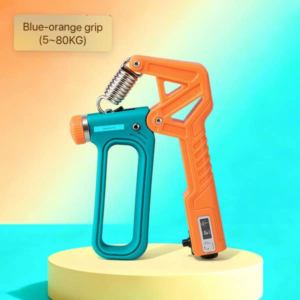 Picture of 5-80kg Counting Adjustable Grip Strength Device Finger Strength Fitness Equipment Tpe Rubberized Strength Training