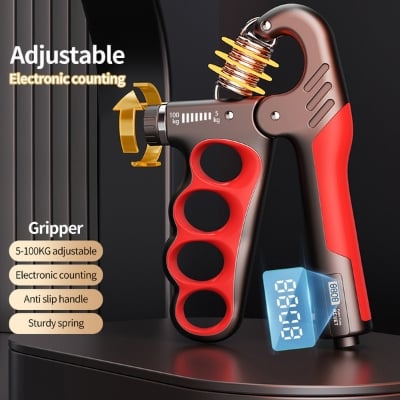 Picture of 5-100 kg grip strength trainer hand grip strengthener hand gripper for men women