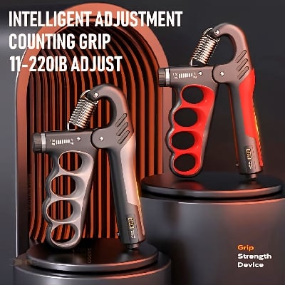 Picture of Pro Adjustable Hand Grip Exercise Hand Gripper Spring 5-100Kg Digital Counter Handgrip Arm Finger Arm Exercise Gym Yonex Badminton Muscle Exercise