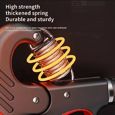 Picture of Pro Adjustable Hand Grip Exercise Hand Gripper Spring 5-100Kg Digital Counter Handgrip Arm Finger Arm Exercise Gym Yonex Badminton Muscle Exercise