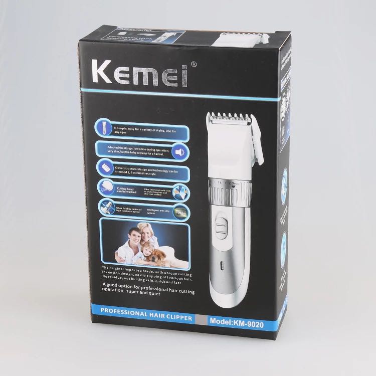 Picture of Kemei Rechargeable Hair Clipper And Trimmer Km 9020 - Gold and White