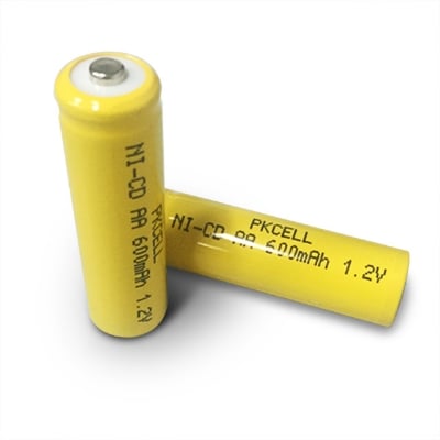 Picture of 1.2V 600 mAh (For Trimmer Battery) Rechargeable Heavy Duty Aa Battery Ni-Cd.-Batteries for Kemei, Htc, Gami, Trimmer.1 Pcs - Yellow