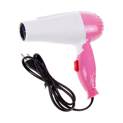 Picture of Nova New NV 1290 Folding Hair Dryer Pink and White - Multicolor