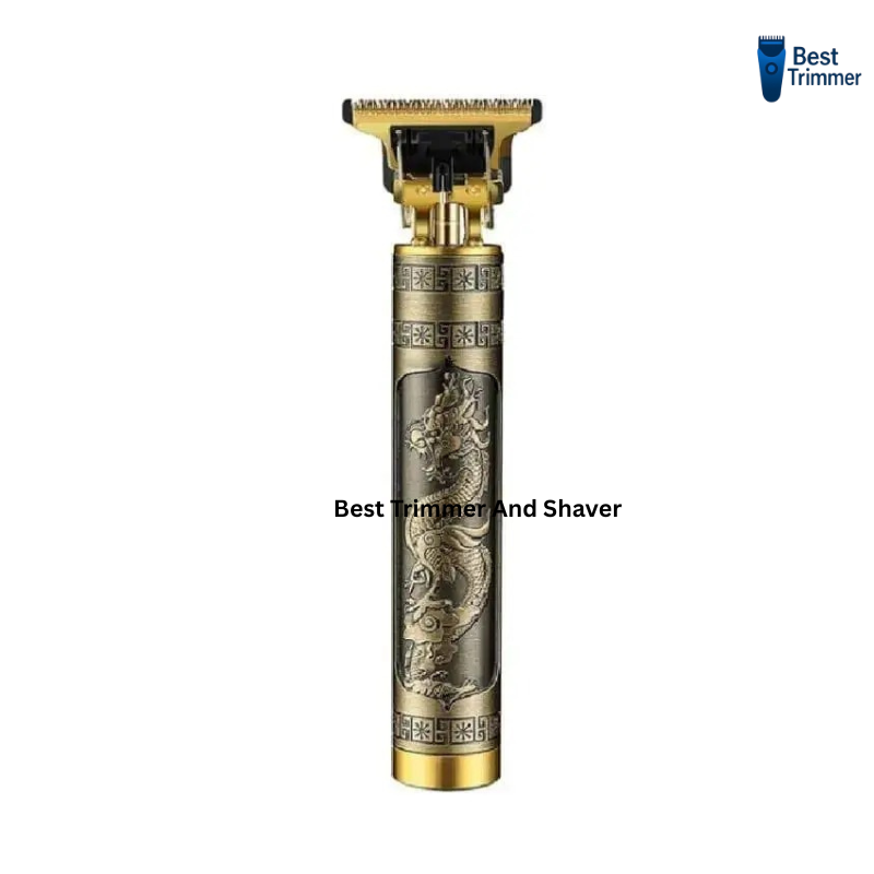 Picture of Vintage T9 Recharge Professional Hair Trimmer metal body with type C fast charging port - Gold