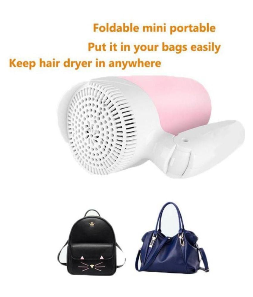 Picture of Kemey Km 6831 Cool And Hot Foldable Electric Hair Dryer For Women - Multicolor