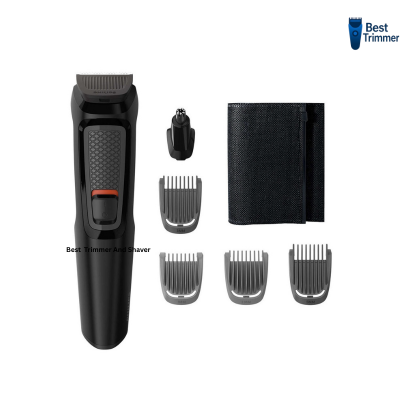Picture of Philips MG3710/13 Multigroom 6 in 1 Face and Hair Trimmer Series 3000 for Men - Black