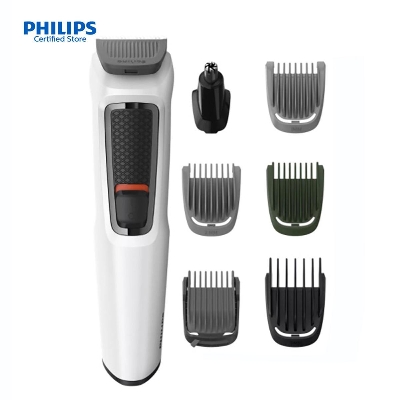 Picture of Philips MG3721/65 Multigroom 7-in-1 Face, Hair and Body Series 3000 for Men - White