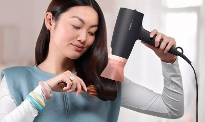 Picture of Philips BHD350/13 DryCare Essential Hair Dryer 3000 Series for Women - Black