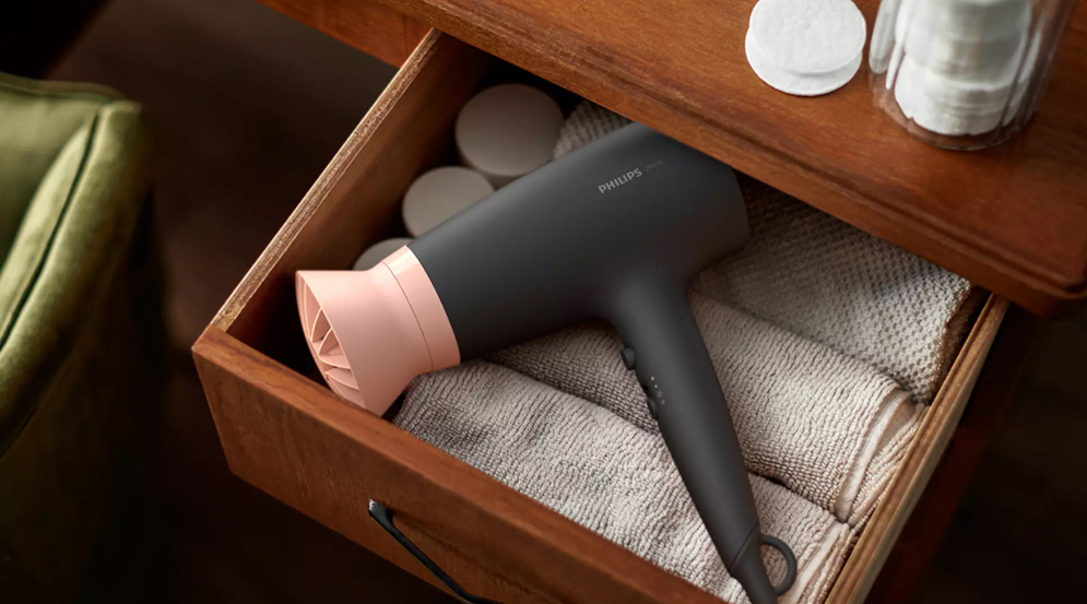 Picture of Philips BHD350/13 DryCare Essential Hair Dryer 3000 Series for Women - Black