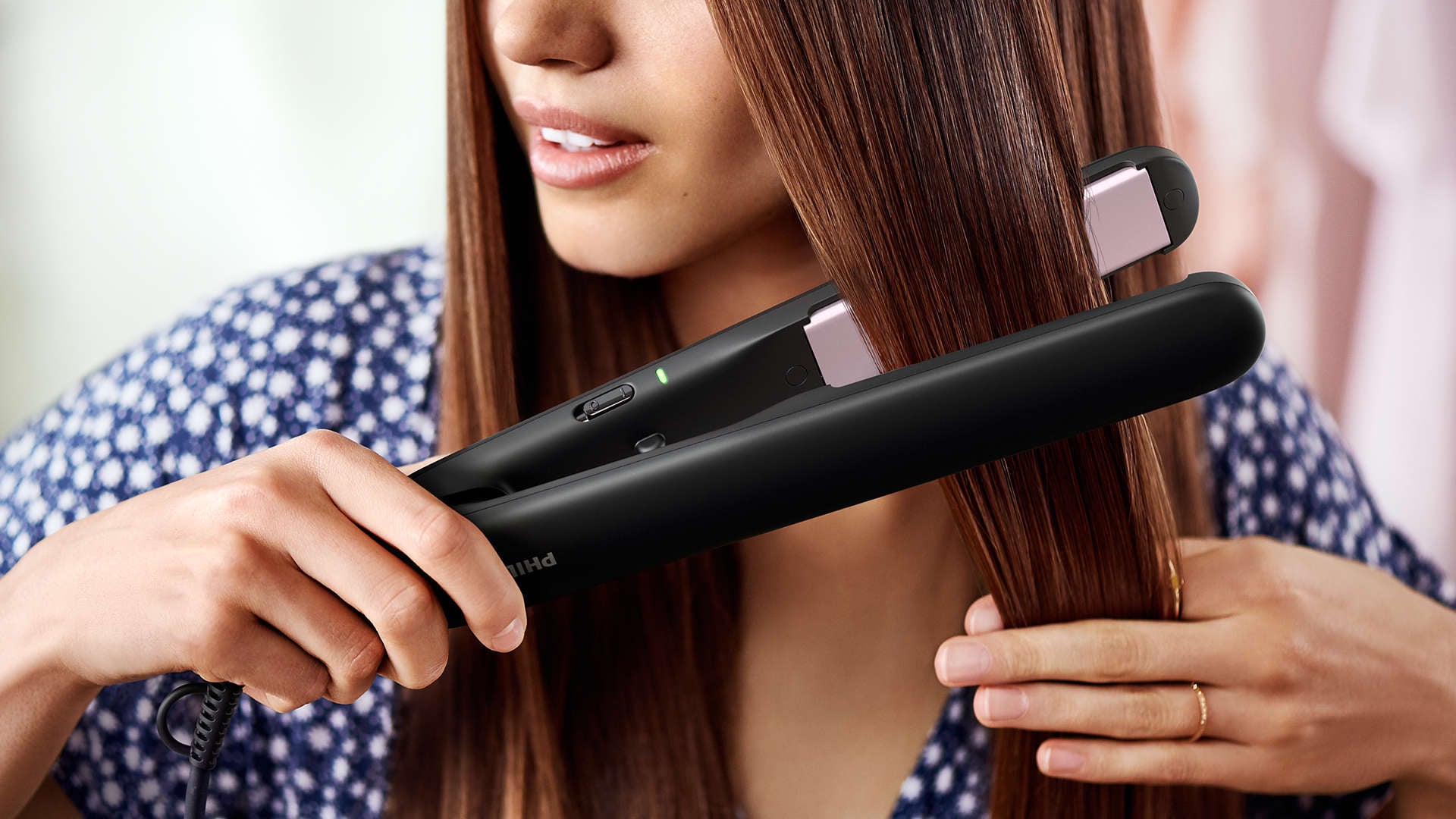 Picture of Philips HP8321 Care Essential Hair Straightener for Women - Multicolor