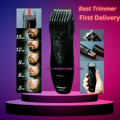 Picture of Panasonic ER-GB42K Cordless Men's Electric Shaver Hair and Beard Trimmer Clipper for Men - Black