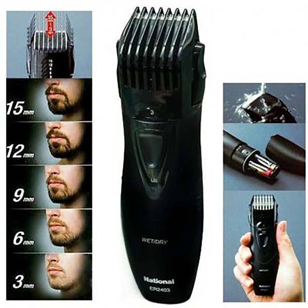 Picture of Panasonic ER-GB42K Cordless Men's Electric Shaver Hair and Beard Trimmer Clipper for Men - Black