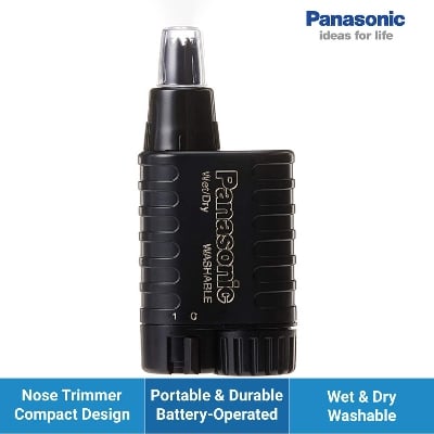 Picture of Panasonic ER115 Cordless Nose Trimmer for Men - Black