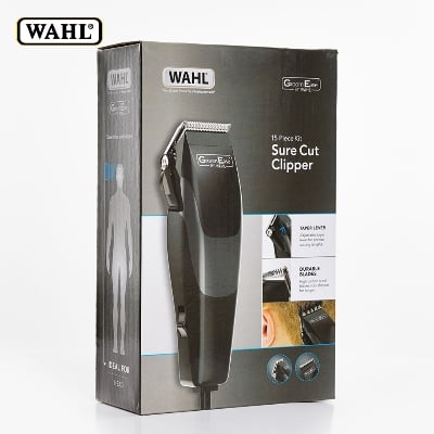 Picture of Wahl 79449-417 GroomEase SureCut Clipper 15 Piece Kit for Men - Black
