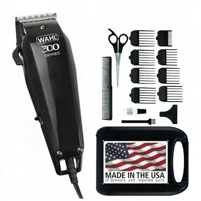 Picture of Wahl Home Pro 300 Series Corded Hair Clipper for Men - Black