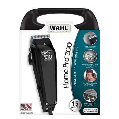 Picture of Wahl Home Pro 300 Series Corded Hair Clipper for Men - Black