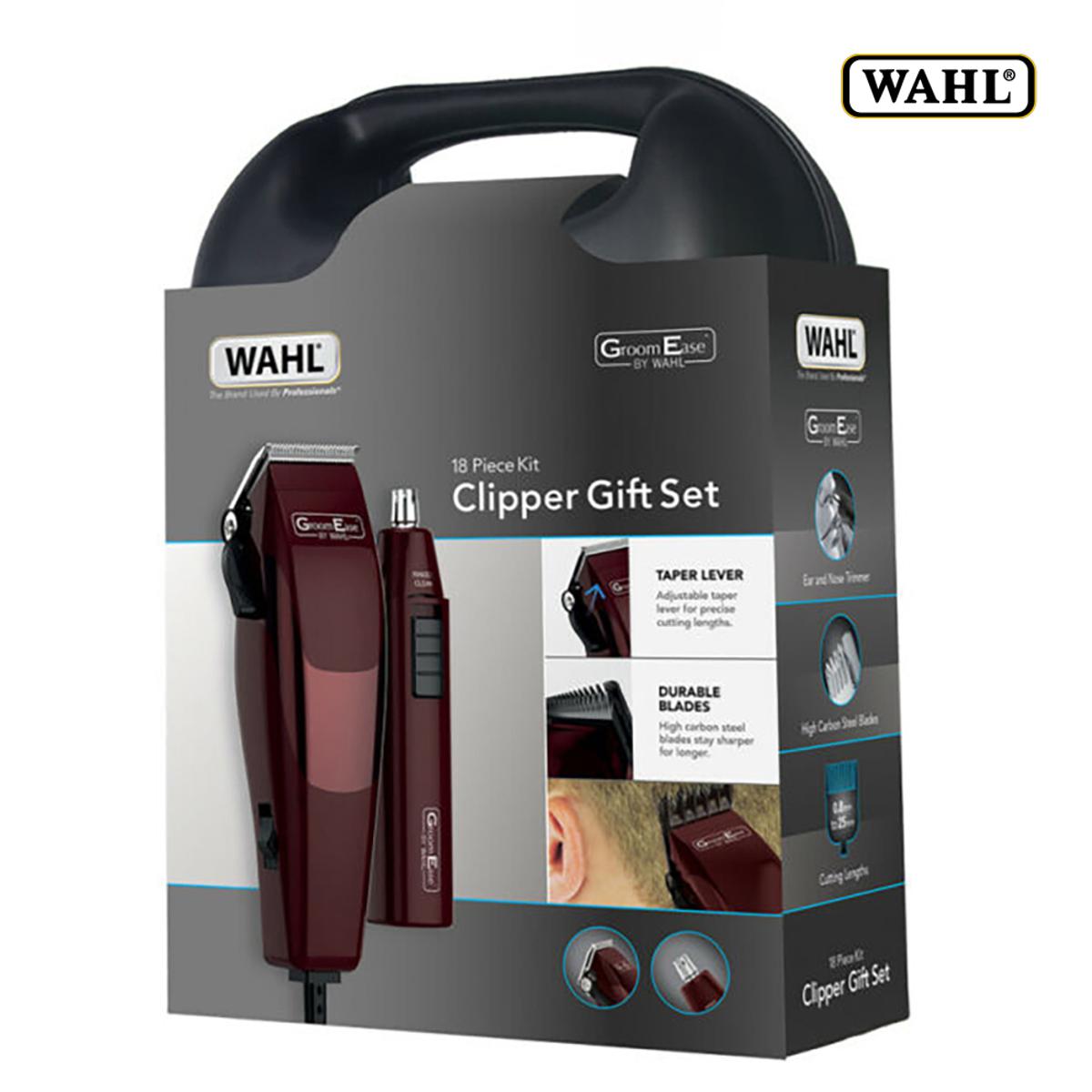 Picture of Wahl 79449-917 GroomEase 18 Piece Kit Hair Clipper Gift Set for Men - Multicolor