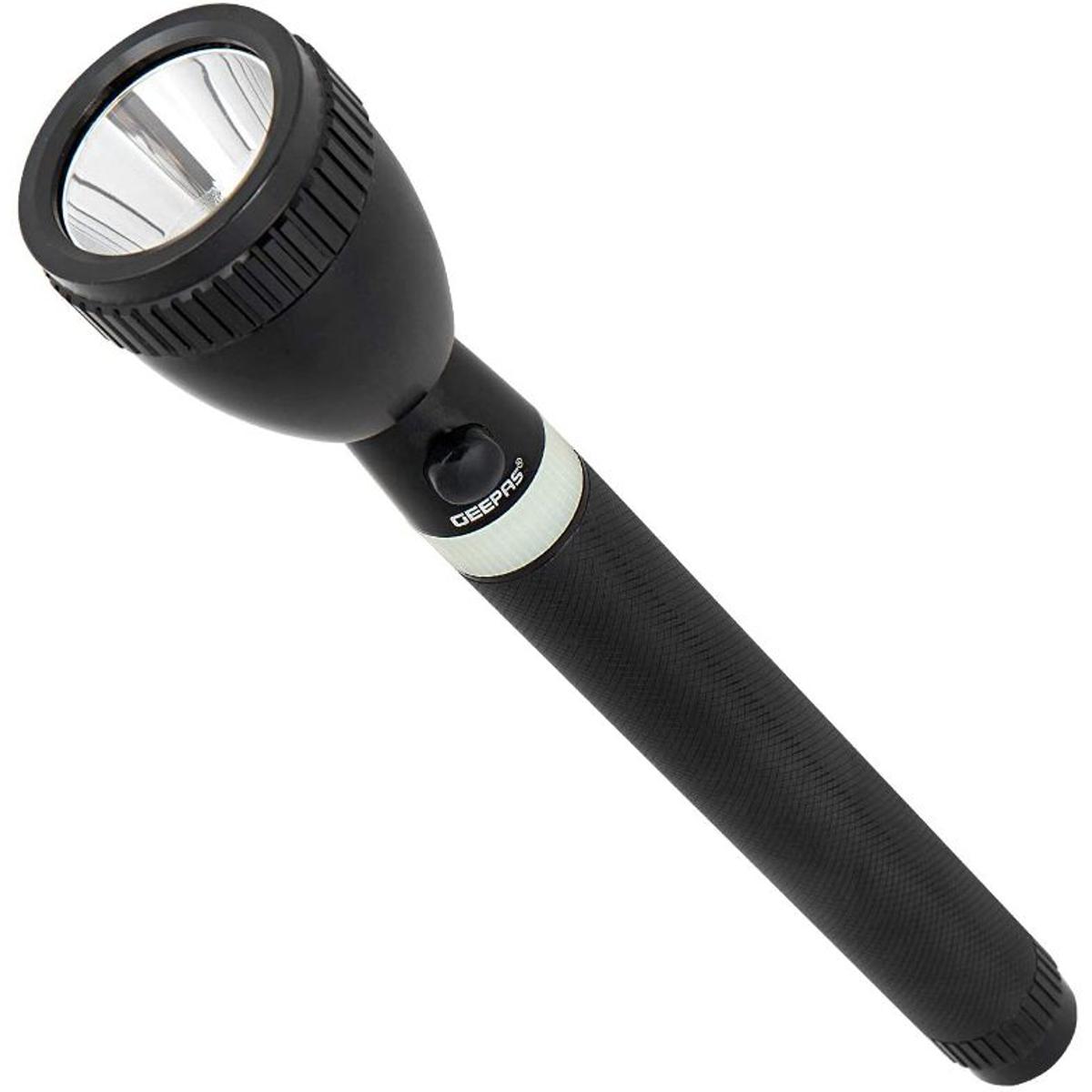 Picture of Geepas GFL3803 Rechargeable LED Flash Light Torch Light - Black