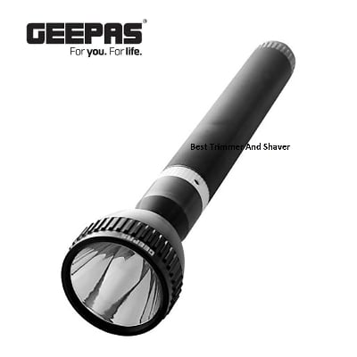 Picture of Geepas GFL3858 Rechargeable LED Flashlight - Black