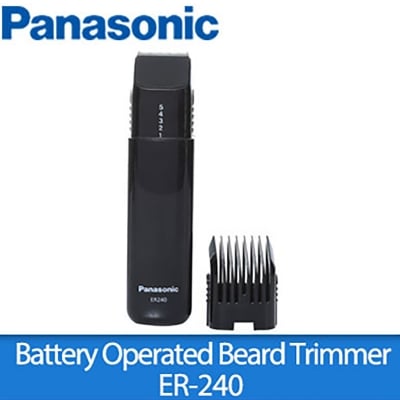 Picture of Panasonic ER-240BP Professional Moustache Beard Trimmer Shaver Clipper for Men - Black