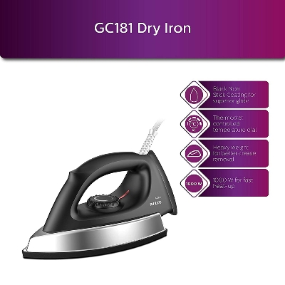 Picture of Philips GC181/80 Dry Iron Super Heavy Duty - Multicolor
