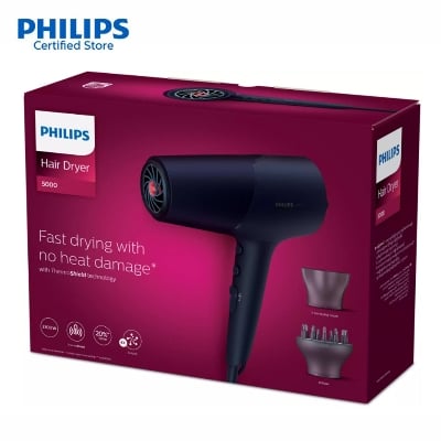 Picture of Philips BHD510/03 Essential DryCare Hair Dryer 5000 Series for Women - Black