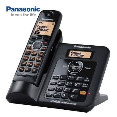 Picture of Panasonic KX-TG3811SX Single Line Digital Cordless Telephone - Black