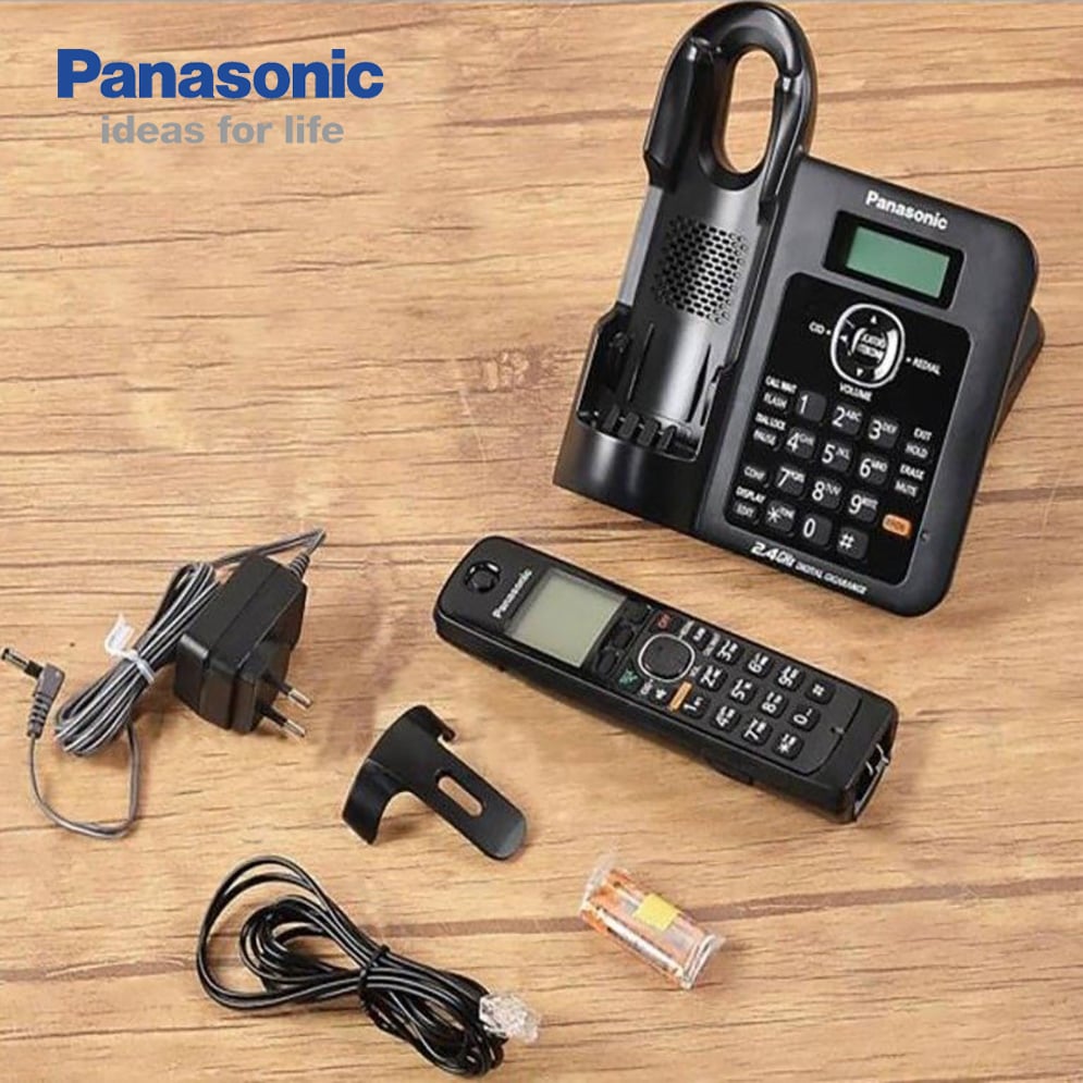 Picture of Panasonic KX-TG3811SX Single Line Digital Cordless Telephone - Black