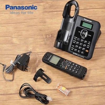 Picture of Panasonic KX-TG3811SX Single Line Digital Cordless Telephone - Black