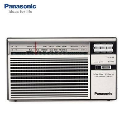 Picture of Panasonic R-218DD MW/SW 2 Band Portable Radio - Silver