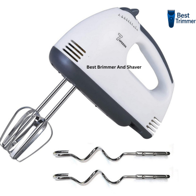 Picture of 180 W Scarlett - Electric Egg Beater and Dough Mixer for Cake Cream and Other Baking Item with 4 Stirrers - White